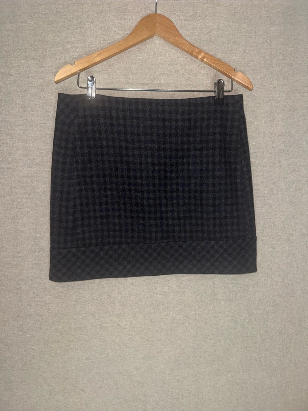 Kenar houndstooth plaid skirt